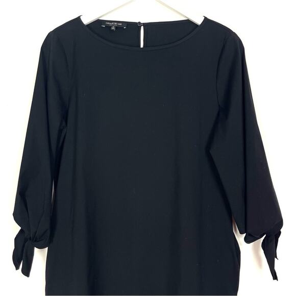 Lafayette 148 New York Paige Tie Sleeve Shift Dress - Picture 3 of 13